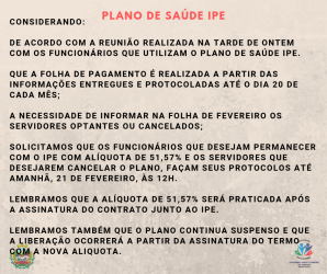comunicado-referente-ao-plano-de-saude-ipe
